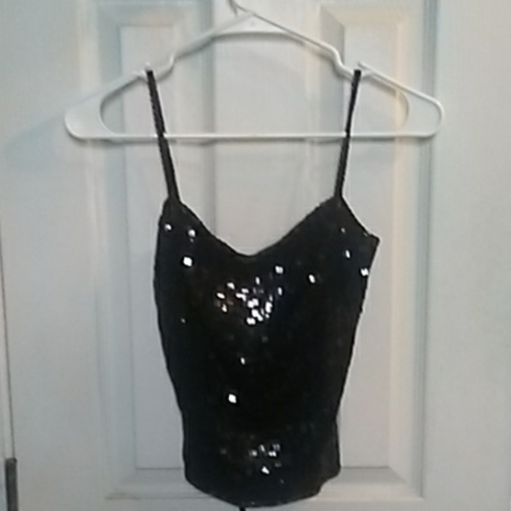 Hugo Buscati Open Back with ties. Sequin Shell